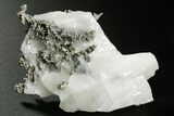 Native Silver in Calcite - Morocco #362742-1
